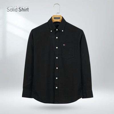 Premium Oxford Cotton Slim Fit Shirt | Black