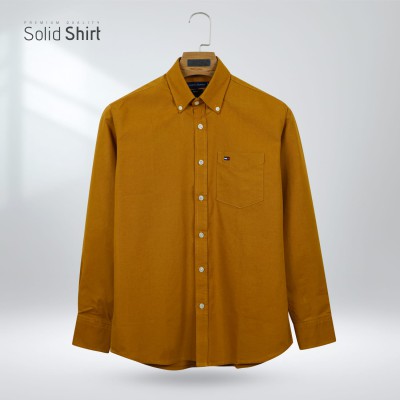 Premium Oxford Cotton Slim Fit Shirt | Orange