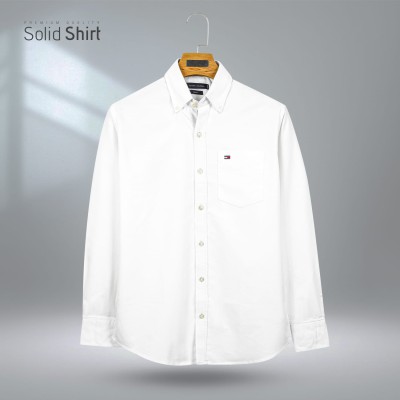 Premium Oxford Cotton Slim Fit Shirt | White