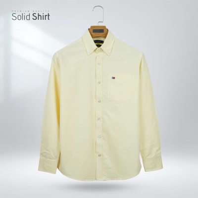 Premium Oxford Cotton Slim Fit Shirt | Yellow